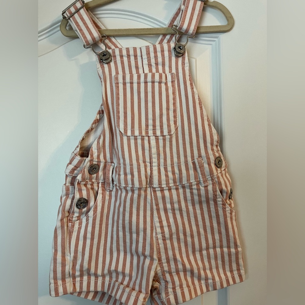 Cute striped toddler Dungarees